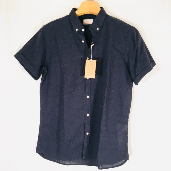 Knowledge cotton apparel button shirt NEW organic - Picture 1 of 11